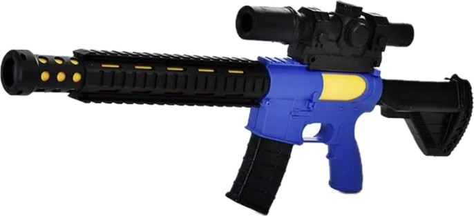 Іграшковий Автомат помповий на м'яких кульках (G608), фото 1