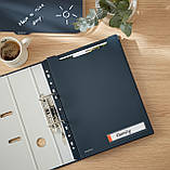 Файли LEITZ COSY А4, PP 200мкм, в упаковці 3шт, сірий (4668-00-89), фото 3