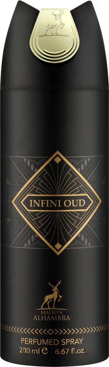 Дезодорант Alhambra Infini Oud для чоловіків — deo spray 200 ml