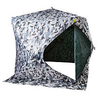 Палатка "куб" зимняя утепленная полуавтомат палатка для зимней рыбалки 200см х 200 см GС-1990
