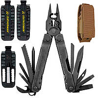 Набор Мультитул Leatherman SUPERTOOL 300 EOD-BLACK 831368+Переходник под биты Leatherman+ Комплект бит Bit Kit