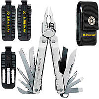 Набор Мультитул Leatherman Super Tool 300 831148+Переходник под биты Leatherman + Комплект бит Bit Kit 2