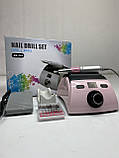 Манікюрний фрезер Nail Drill ZS 710 65 Вт 45000об гарний потужний професійний фрезер для нігтів, фото 10