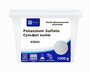 Сульфат калію (калій сернокислий) MyChem 1 кг