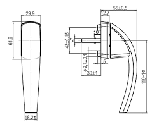 Ручка віконна Swing Secustik TM"KARTAS" design, фото 3