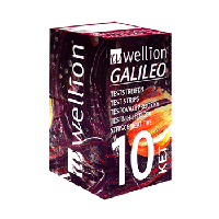 Тест смужки для тестування рівня кетонів в крові Wellion Galileo, 10 од.