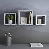 Полиці настінні комплект полиць з 3шт M-38, фото 4