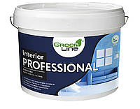 Акриловая интерьерная краска для стен и потолка Green Line Interior Professional 1л