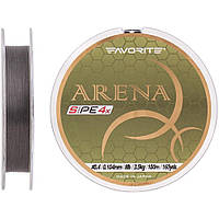 Шнур Favorite Arena PE 4x 100m (silver gray) #0.4/0.104mm 8lb/3.5kg 1693.10.95