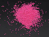 Ярко-розовый Бисер для вышивки Круглый Розовый №13/0. 1.9мм. 100г/уп. ААА Бусины для поделок и рукоделия