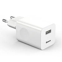 СЗУ сетевое зарядное устройство Baseus Wall Charger QC3.0 быстрая зарядка 24W блочок быстрой зарядки