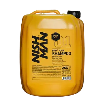 Шампунь для волосся професійний Nishman Salon Size Shampoo з кератином 5л