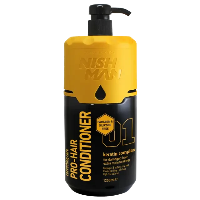 Кондиціонер для волосся Nishman Conditioner Pro Keratin 1,25л, фото 1