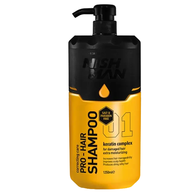 Шампунь для волосся Nishman Shampoo Pro Keratin 1250 мл