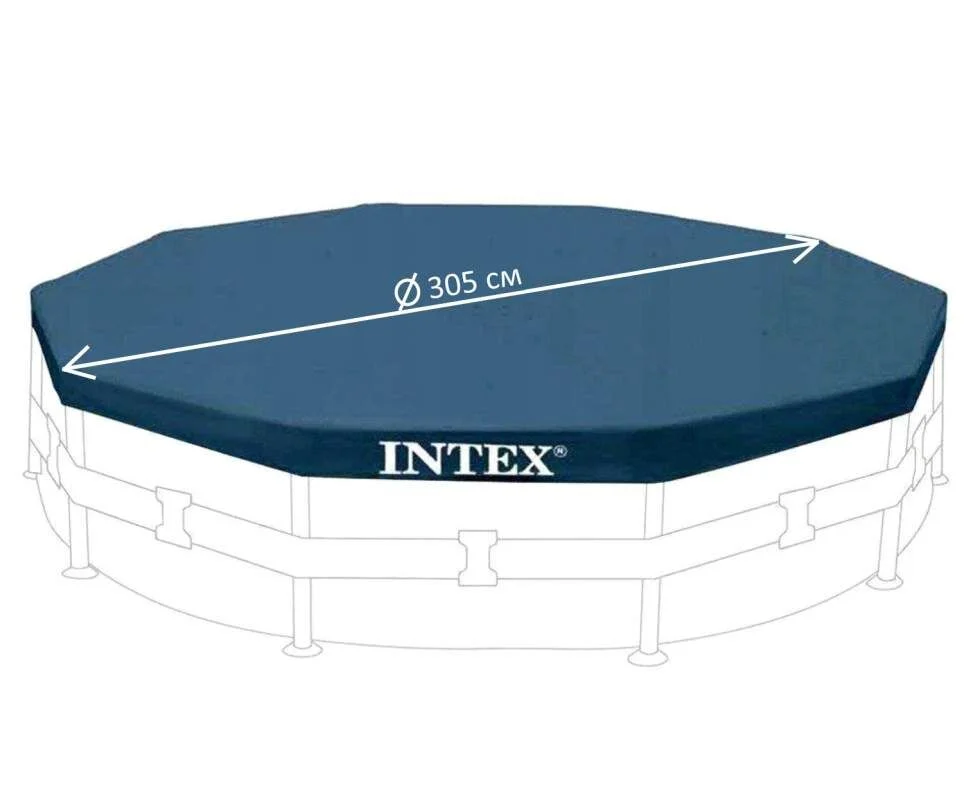 Тент для каркасного басейну діаметр 305 см Intex 28030, фото 1