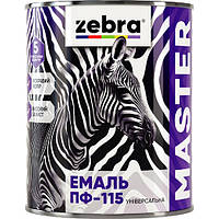 Эмаль ПФ-115 "ZEBRA" серия MASTER белая 2,6 кг