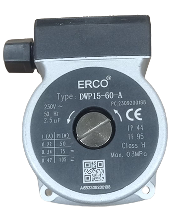 Двигун циркуляційного насосу ERCO DWP 15-60-A (замість Grundfos UPS 15-60)