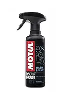 Засіб для миття та полірування мотоциклів Motul E1 Wash & Wax, 400мл