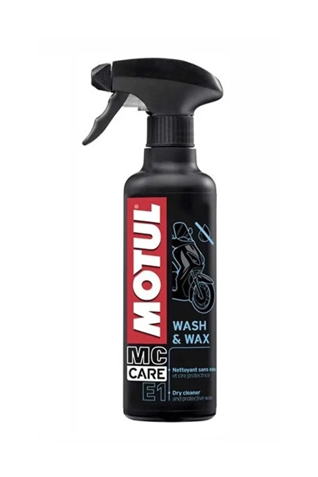 Засіб для миття та полірування мотоциклів Motul E1 Wash & Wax, 400мл