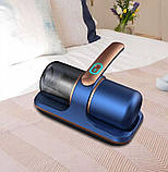 Пилосос ручний, очисник для ліжка Maxtop 9242, синій, фото 5