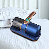 Пилосос ручний, очисник для ліжка Maxtop 9242, синій, фото 3