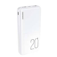 Power Bank DENMEN DP07 20000mAh (2хUSB + 1хTYPE-C) Універсальний Портативний Акумулятор Повербанк для