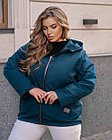Жіноча модна ветровка великого розміру новинка 2024, фото 5