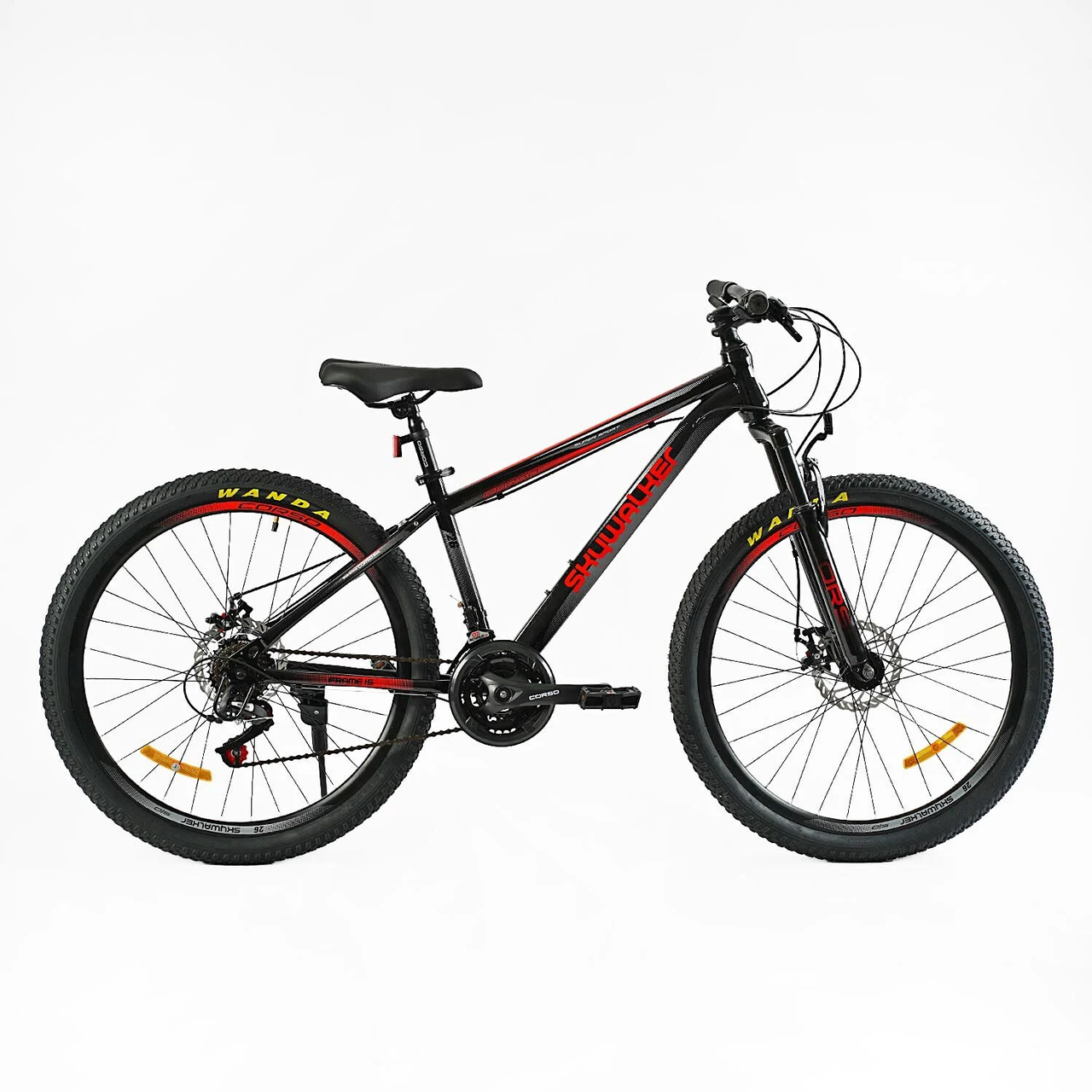 Велосипед спортивний Corso Skywalker на 26 дюймів, black 26312