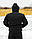 Куртка для охорони зимова "Фенікс" укорочена чорна, фото 3