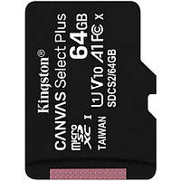 Карта пам'яті Kingston Canvas Select Plus MicroSDHC 64Gb UHS-1 10 Class універсальний носій інформації