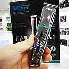 Машинка для стрижки 6в1 VGR V-101 / Акумуляторний триммер для волосся з насадками / Тример для стрижки, фото 5