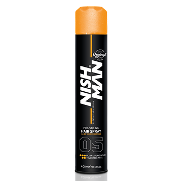 Спрей для фіксації волосся Nishman Ultra Strong #05 400 мл