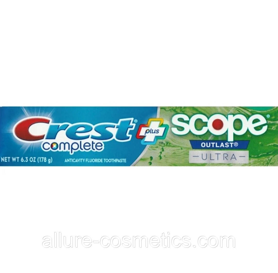 Зубна паста свіже дихання Crest Scope Outlast Toothpaste Ultra 178гр