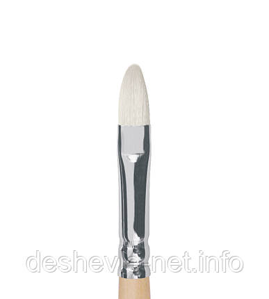 Пензель художній щетина овальна № 7 серія 1632 руч.подовж. для роботи з олією, фото 2