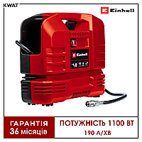 Компрессор воздушный 1100 Вт Einhell TC-AC 190 OF Set 190 л мин Шланг 3 м