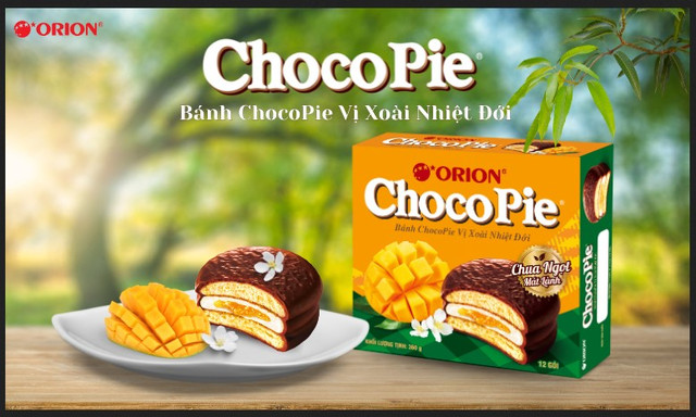 Чоко пай ChocoPie смак манго 360 гр. 12шт. Orion Корея