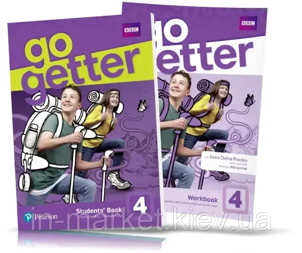 Go Getter 4, Student's Book + Workbook / Підручник + Зошит англійської мови