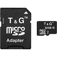 Карта пам'яті TG (T&G) MicroSDHC 32Gb UHS-3 10 Class з адаптером універсальний носій інформації внутрішня