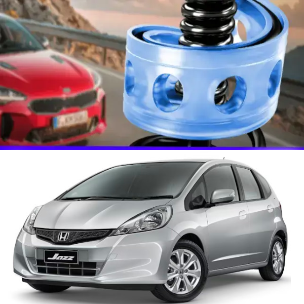 Автобафери силіконові на передні пружини Honda Jazz II 2007-2013 (проставки, подушки пружини), фото 1