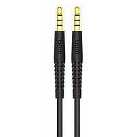 AUX cable Budi M8J150AUX 3.5mm - 3.5mm (1.2M) Cabel in silicon case для машини, колонок, навушників,