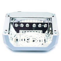 Лампа для манікюру Beauty Nail 36 Вт CCFL+LED UV дзеркальна D-058 White N, фото 2