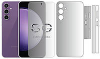 Бронепленка Samsung S23 FE Комплект: для Передней и Задней панели полиуретановая SoftGlass