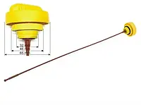 Ranault Laguna II (01-07) 1,5 DCi 1,9 DCi 1,9 DTI масляный (масломерный) щуп, Рэно Лагуна 2