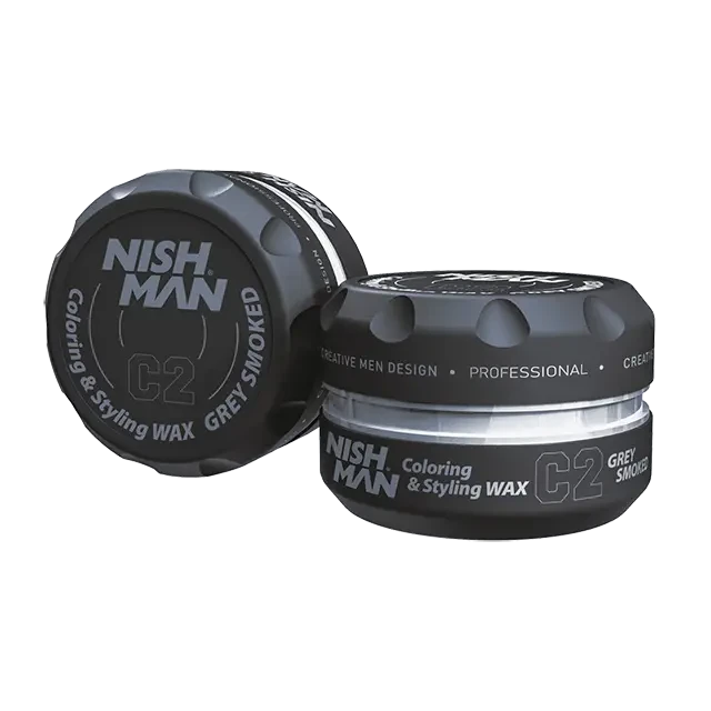 Помада для укладання волосся Nishman С2 (темно-сірий) 100мл, фото 1