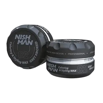 Помада для укладання волосся Nishman С2 (темно-сірий) 100мл