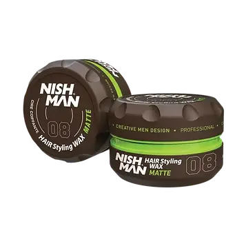 Віск для укладання волосся Nishman Hair Styling Wax 08 Matte 150мл