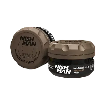Віск-помада для укладання волосся Nishman W10 Amber 100мл