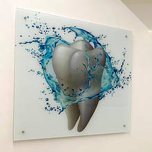 Інтер'єрна стоматологічна картина Зуб у воді