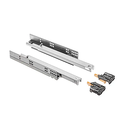 Направляюча 400mm GTV MODERN SLIDE (ДСП-16mm) прихованого монтажу повного висуву 35кг PB-0SHX-400-A