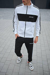Мужской спортивный костюм Adidas весна осень костюмы мужские стильные модные повседневные адидас с лампасами